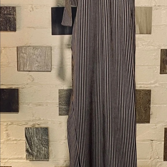 J. CREW Point Sur paper bag pants Black & Tan stripe jumpsuit size 4 BRAND NEW - Picture 8 of 16